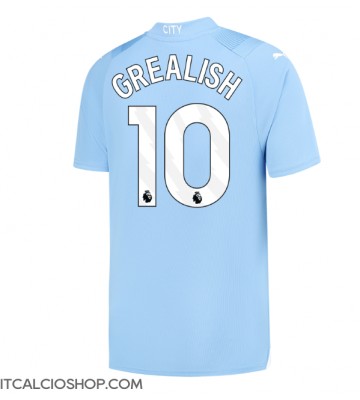 Manchester City Jack Grealish #10 Prima Maglia 2023-24 Manica Corta